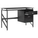 Beliani Escritorio LEVIN 117x57 Beliani Escritorio LEVIN 117x57 Negro
