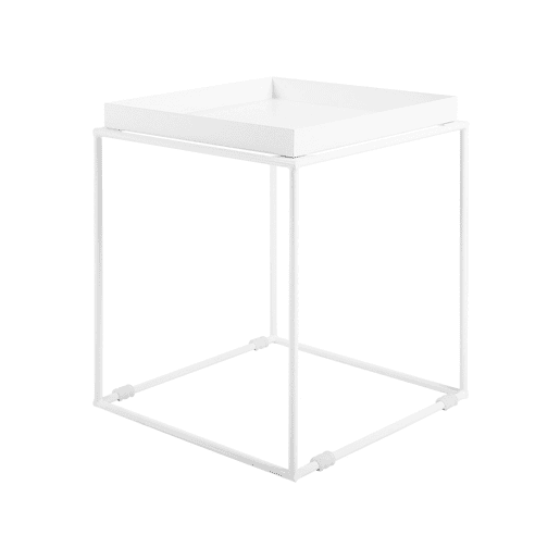Mesa de apoio SAXON Metal Branco
