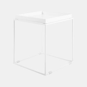 Mesa de apoio SAXON Metal Branco