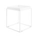 Beliani Mesa auxiliar SAXON 40x40 Beliani Mesa auxiliar SAXON 40x40 Blanco