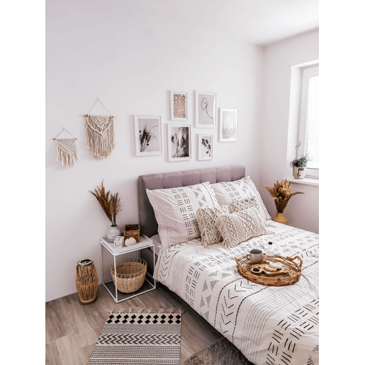 Mesa de apoio SAXON Metal Branco