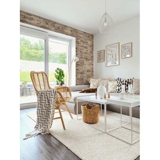 Mesa de apoio SAXON Metal Branco