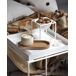 Beliani Mesa auxiliar SAXON 40x40 Beliani Mesa auxiliar SAXON 40x40 Blanco