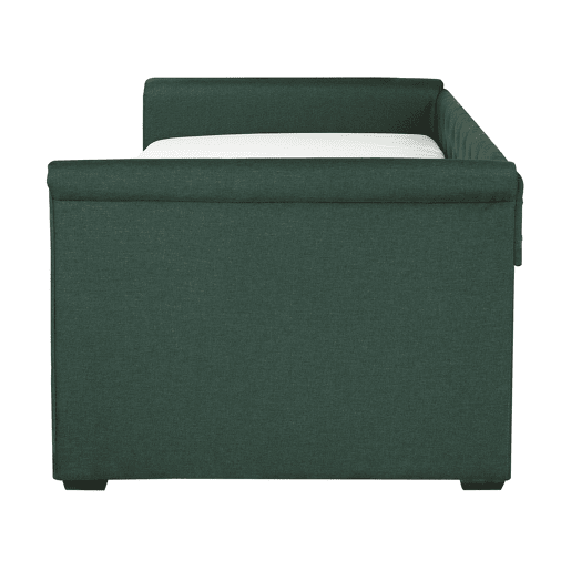 Cama gavetão Tecido LIBOURNE 90 x 200 cm Verde escuro