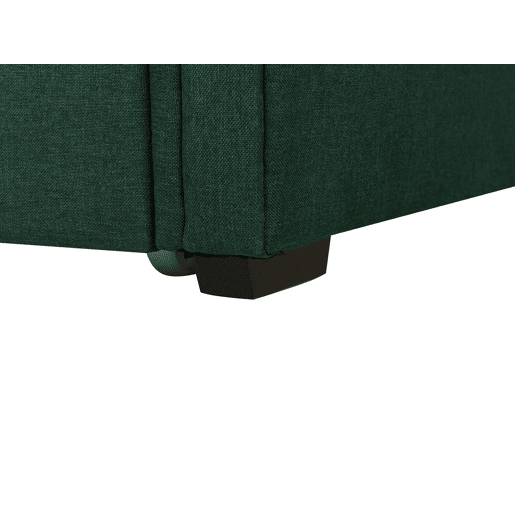 Cama gavetão Tecido LIBOURNE 90 x 200 cm Verde escuro