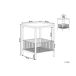 Beliani Mesa auxiliar KENNER 40x40 Beliani Mesa auxiliar KENNER 40x40 Negro