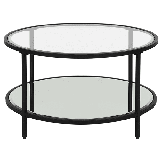 Mesa de centro BIRNEY Vidro de segurança (temperado) Preto Mesa de centro BIRNEY Vidro de segurança (temperado) Preto