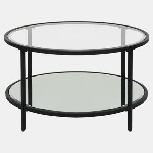 Mesa de centro BIRNEY Vidro de segurança (temperado) Preto