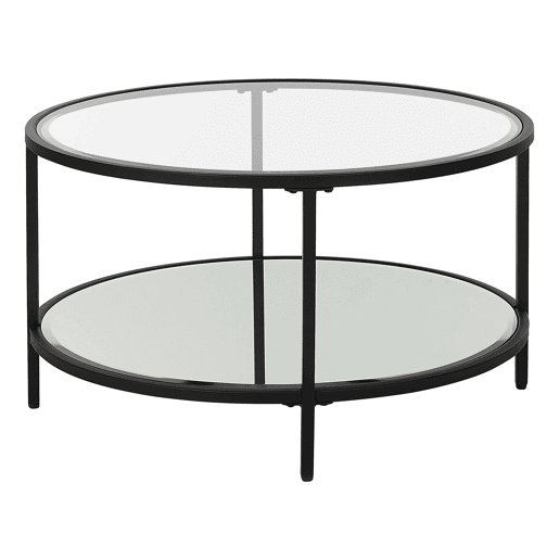Mesa de centro BIRNEY Vidro de segurança (temperado) Preto Mesa de centro BIRNEY Vidro de segurança (temperado) Preto