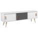 Beliani Mueble TV INDIANA 160 Beliani Mueble TV INDIANA 160 Blanco