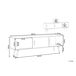 Beliani Mueble TV INDIANA 160 Beliani Mueble TV INDIANA 160 Blanco