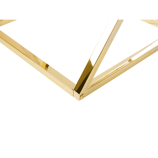 Mesa de apoio BEVERLY Vidro Dourado Mesa de apoio BEVERLY Vidro Dourado