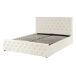 Beliani Cama con almacenaje Terciopelo AMIENS 151x217 Beliani Cama con almacenaje Terciopelo AMIENS 151x217 Beige