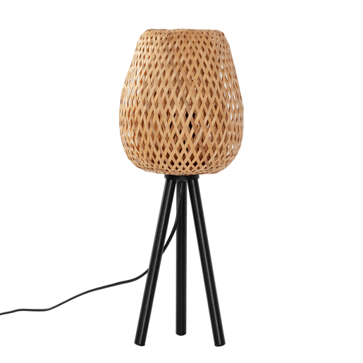 Candeeiro de mesa Tara em Bambu, diâmetro 43,5 cm