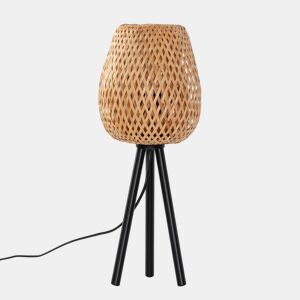 Candeeiro de mesa Tara em Bambu, diâmetro 43,5 cm