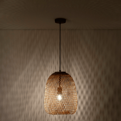 Lâmpada de teto Bamboo Yumei, diâmetro 30 cm