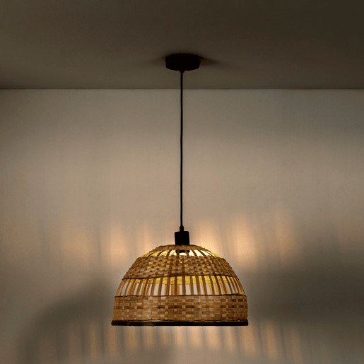 Lâmpada de teto Bamboo Suyen, diâmetro 39,5 cm