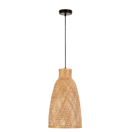 Lâmpada de teto de bambu Nomi, diâmetro 31 cm
