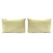 2 Fundas de almohada lisas lino/algodón orgánico 2 Fundas de almohada lisas lino/algodón orgánico Amarillo