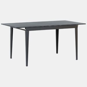 Mesa de jantar extensível NORLEY Preto 120160 cm 80 cm