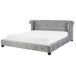 Beliani Cama Terciopelo CAVAILLON 225x246 Beliani Cama Terciopelo CAVAILLON 225x246 Gris Claro