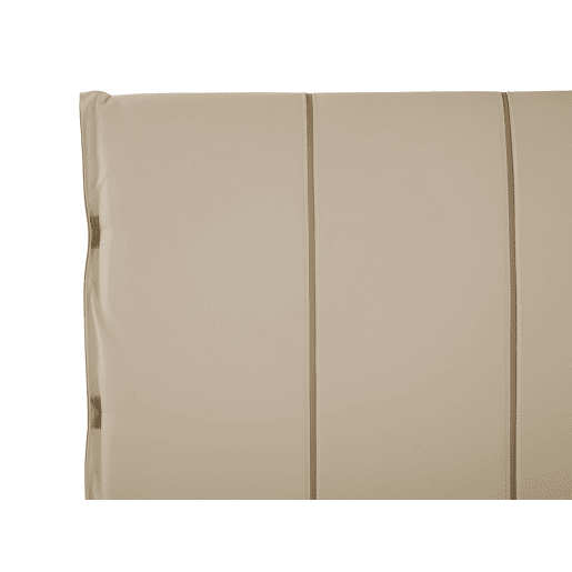 Cama Pele sintética BETIN 180 x 200 cm Cor de areia