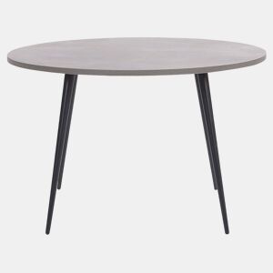 Mesa de jantar ODEON Efeito de betão cinzento 120 cm 120 cm