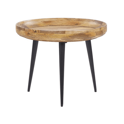 Mesa de centro em madeira clara ? 49 cm EDNA