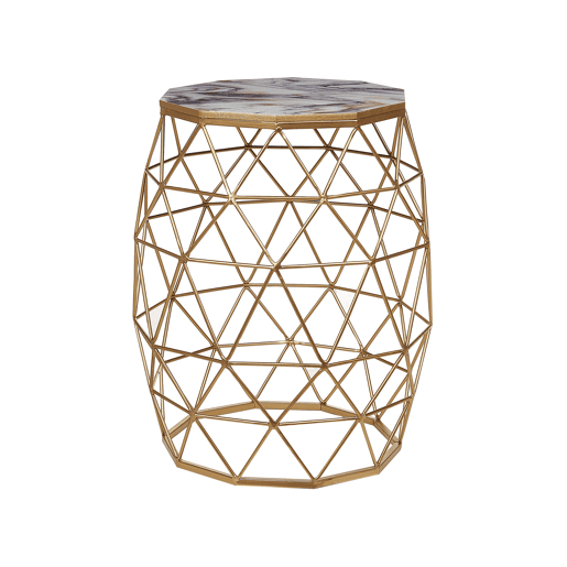 Mesa de apoio HALSEY Dourado