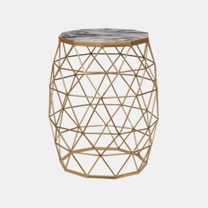 Mesa de apoio HALSEY Dourado