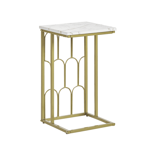 Mesa de apoio PANDALE Mármore branco Mesa de apoio PANDALE Mármore branco
