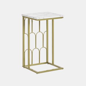 Mesa de apoio PANDALE Mármore branco