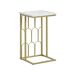 Beliani Mesa auxiliar PANDALE 30x30 Beliani Mesa auxiliar PANDALE 30x30 Blanco