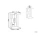 Beliani Mesa auxiliar PANDALE 30x30 Beliani Mesa auxiliar PANDALE 30x30 Blanco