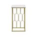 Beliani Mesa auxiliar PANDALE 30x30 Beliani Mesa auxiliar PANDALE 30x30 Blanco
