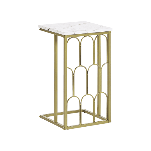 Mesa de apoio PANDALE Mármore branco Mesa de apoio PANDALE Mármore branco