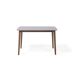 Beliani Mesa de comedor MODESTO Beliani Mesa de comedor MODESTO Gris Claro