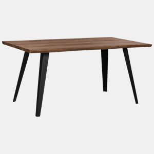 Mesa de jantar WITNEY Castanho escuro 160 cm 90 cm