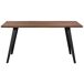 Beliani Mesa de comedor WITNEY 90x160 Beliani Mesa de comedor WITNEY 90x160 Marrón