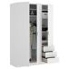 Armario Essen puertas abatibles con cajones 121 Armario Essen puertas abatibles con cajones 121 Blanco