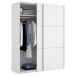Armario 2 puertas correderas Slided 150 Armario 2 puertas correderas Slided 150 Blanco