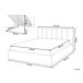 Beliani Cama con almacenaje Piel sintética DREUX 171x214 Beliani Cama con almacenaje Piel sintética DREUX 171x214 Beige