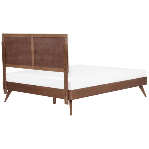 Cama ISTRES 180 x 200 cm Madeira escura de freixo