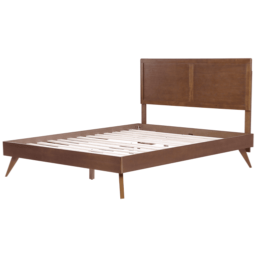 Cama ISTRES 180 x 200 cm Madeira escura de freixo