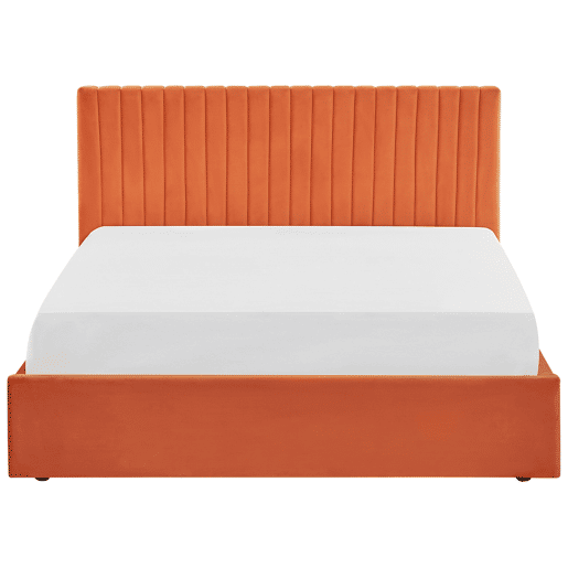 Beliani Cama baú Veludo VION Beliani Cama baú Veludo VION