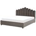 Beliani Cama con almacenaje Terciopelo VINCENNES 187x214 Beliani Cama con almacenaje Terciopelo VINCENNES 187x214 Blanco/ Beige