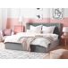 Beliani Cama con almacenaje Terciopelo VION 197x216 Beliani Cama con almacenaje Terciopelo VION 197x216 Gris