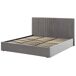 Beliani Cama con almacenaje Terciopelo VION 197x216 Beliani Cama con almacenaje Terciopelo VION 197x216 Gris