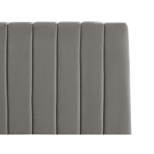 Cama baú Veludo VION 180 x 200 cm Cinzento