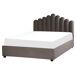 Beliani Cama con almacenaje Terciopelo VINCENNES 167x214 Beliani Cama con almacenaje Terciopelo VINCENNES 167x214 Blanco/ Beige